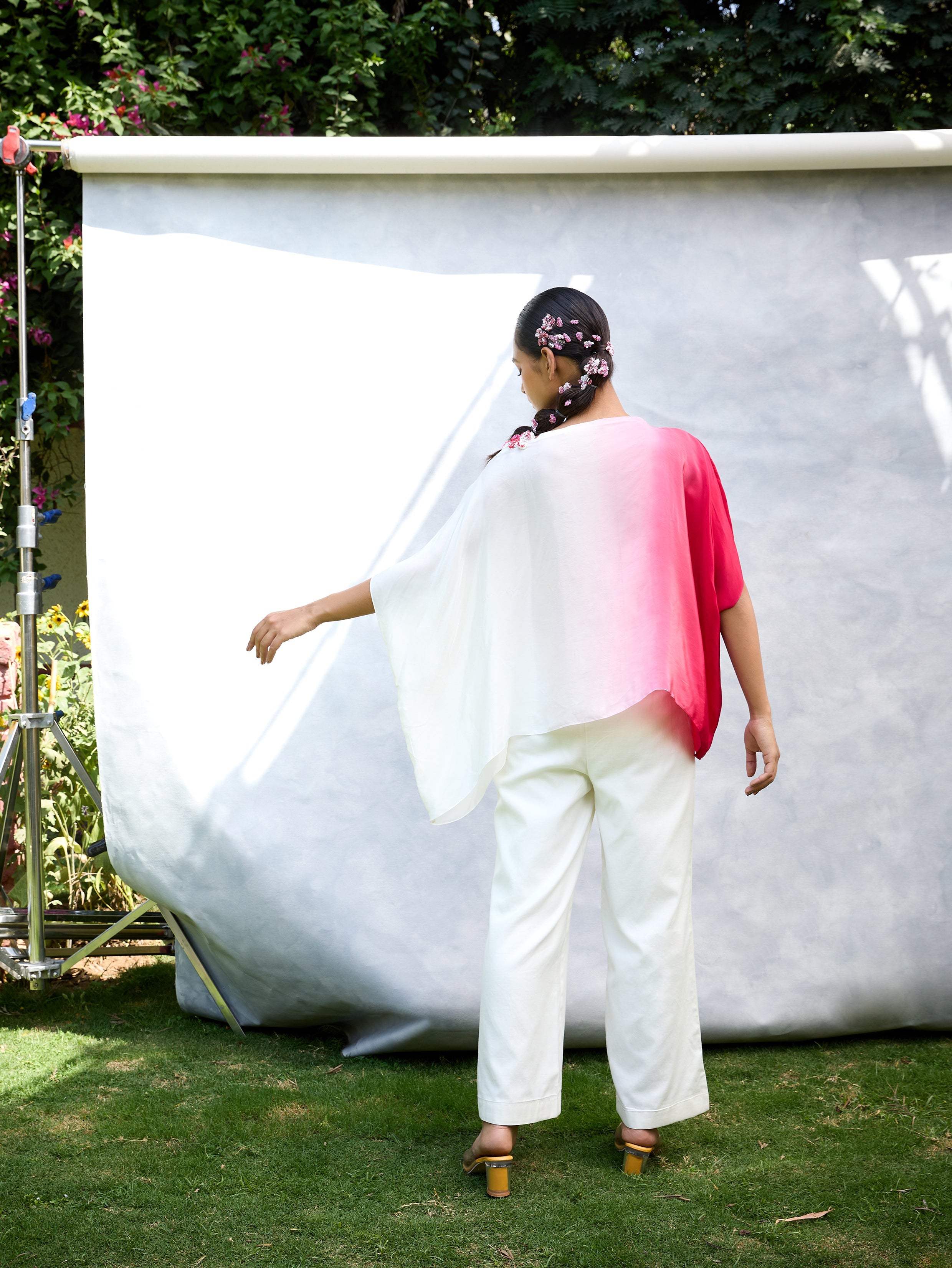 The Floral Burst Kaftan Top