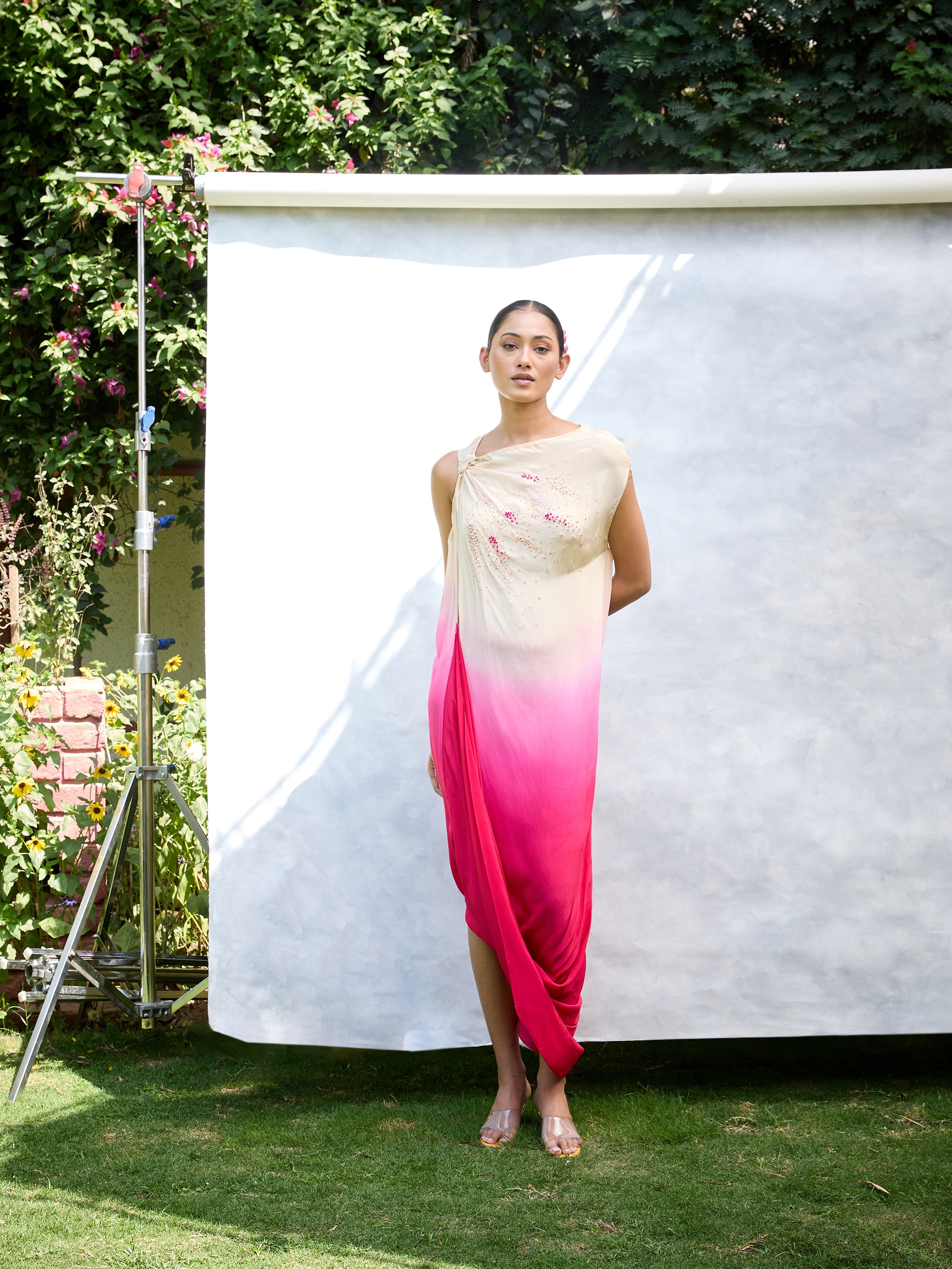 The Scatter Draped Dress
