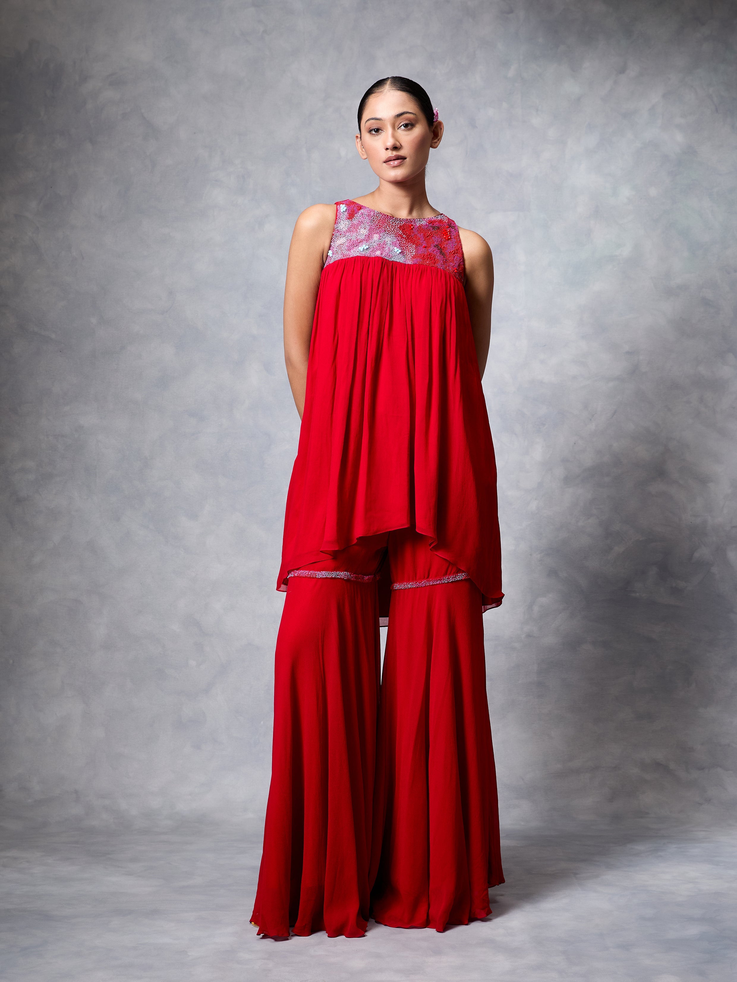 The Trickle Sleeveless Set