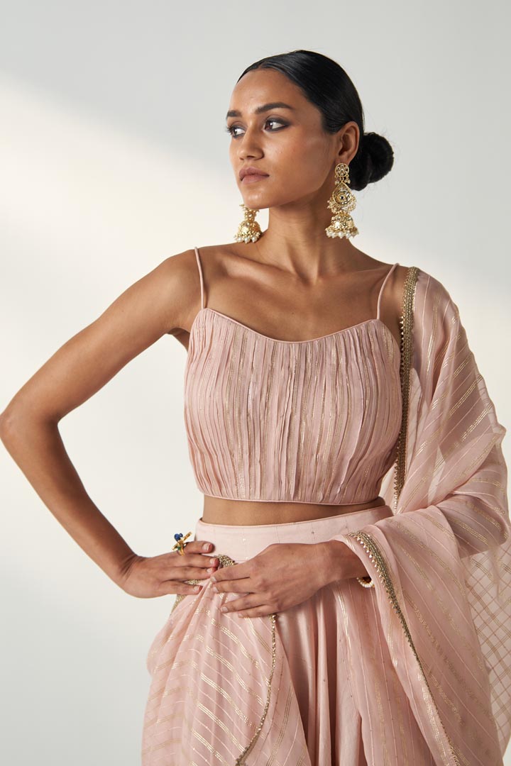 RAJITA BLUSH PINK  LEHENGA SET