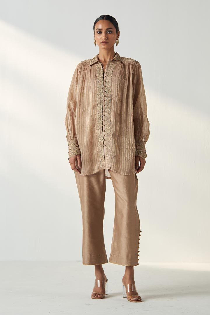 OORVI FAWN SHIRT PANT SET