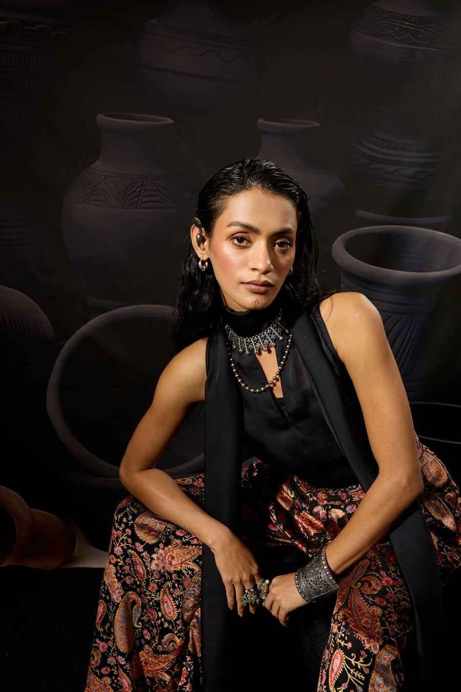 Scarf top