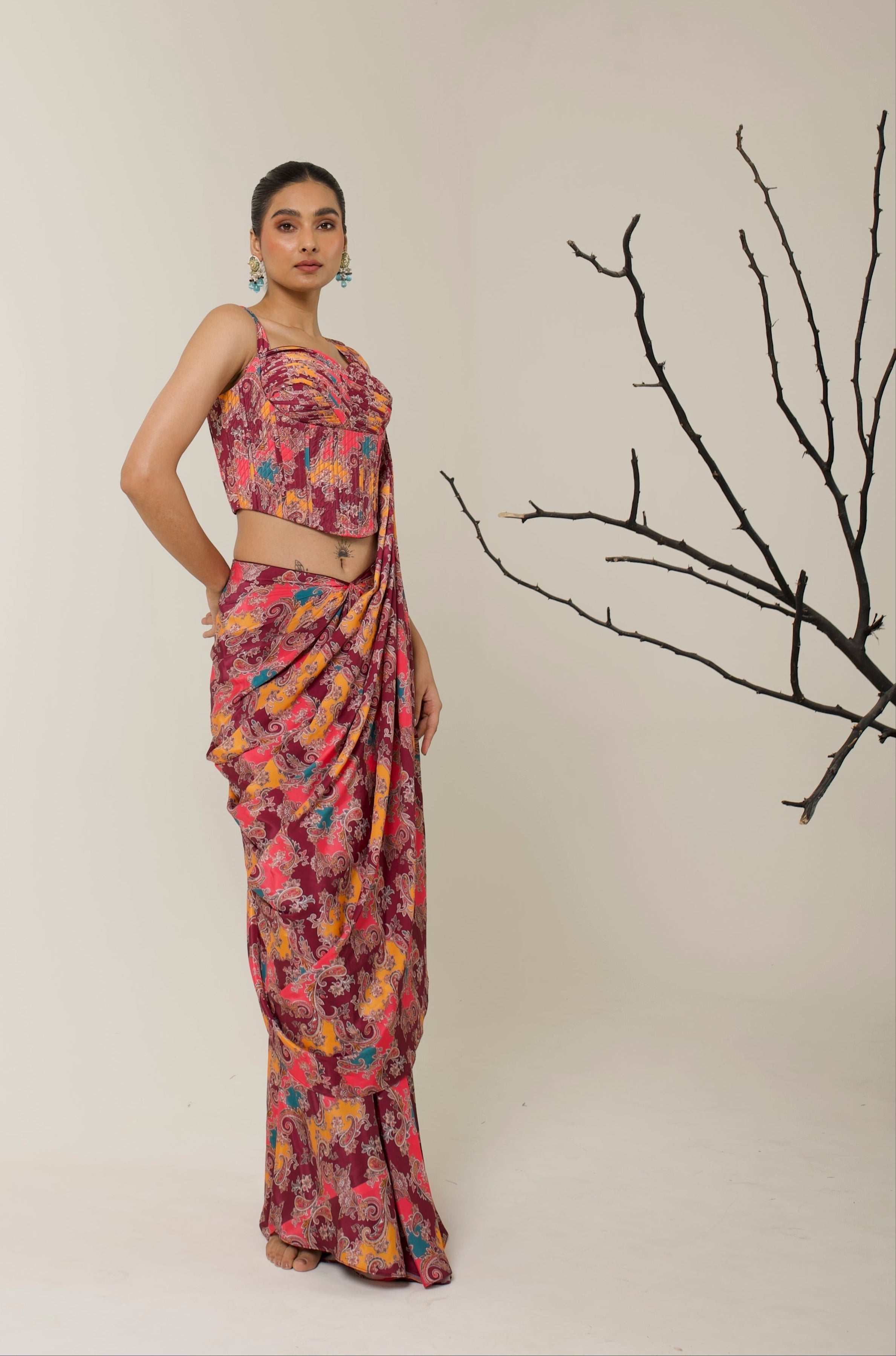 ROSARIA CORSET SAREE