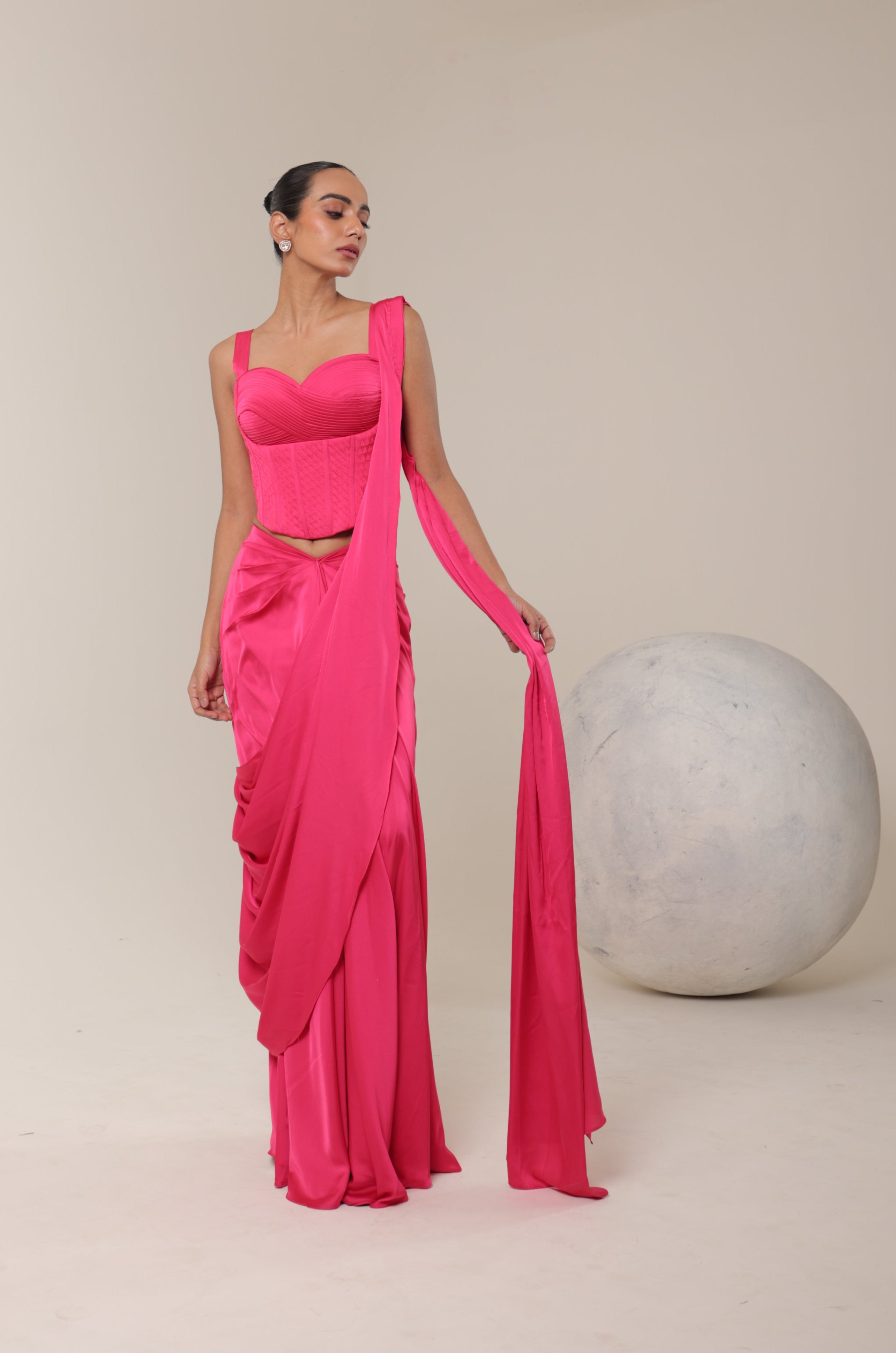 GOLABI CORSET SAREE
