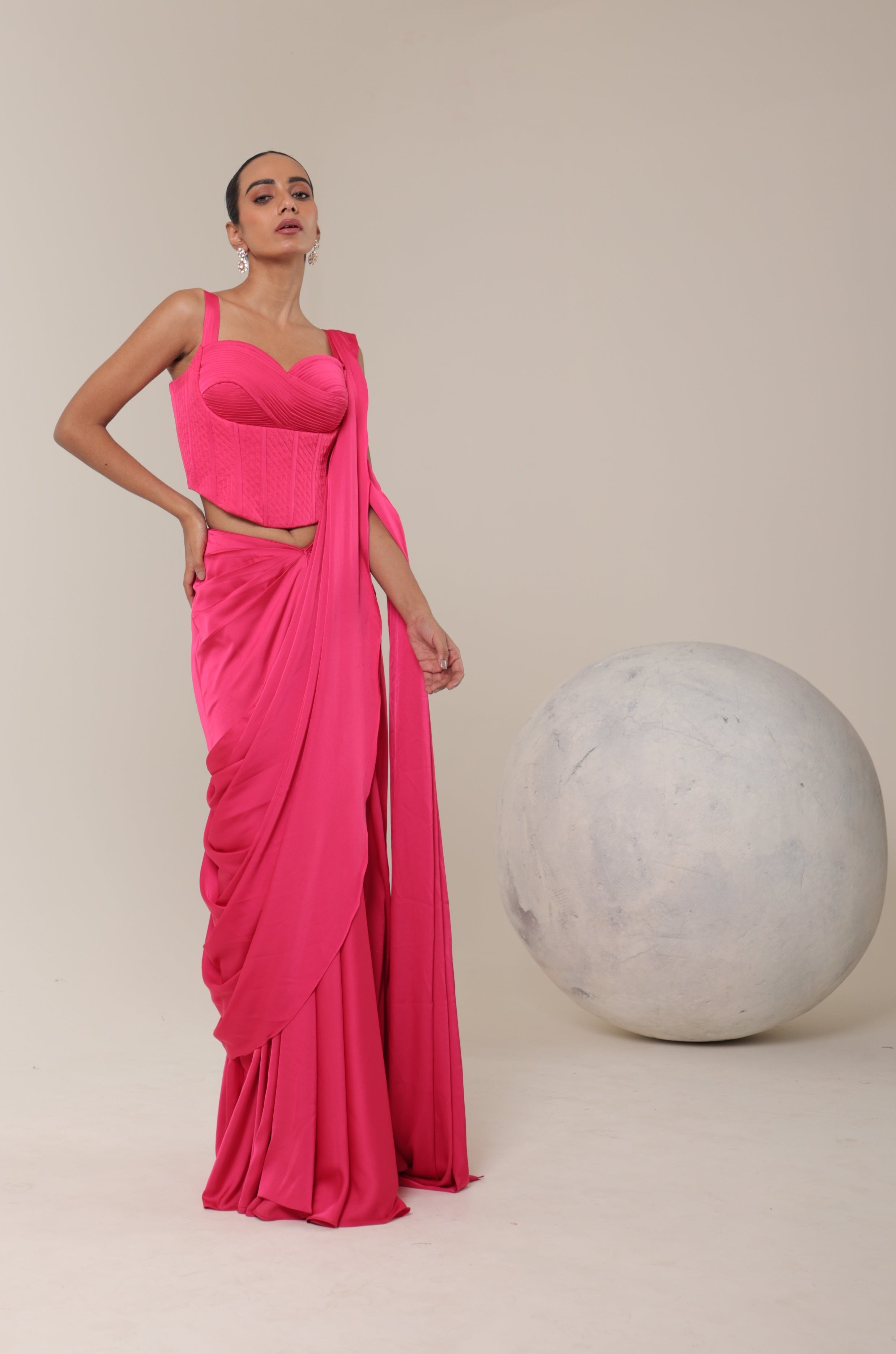 GOLABI CORSET SAREE