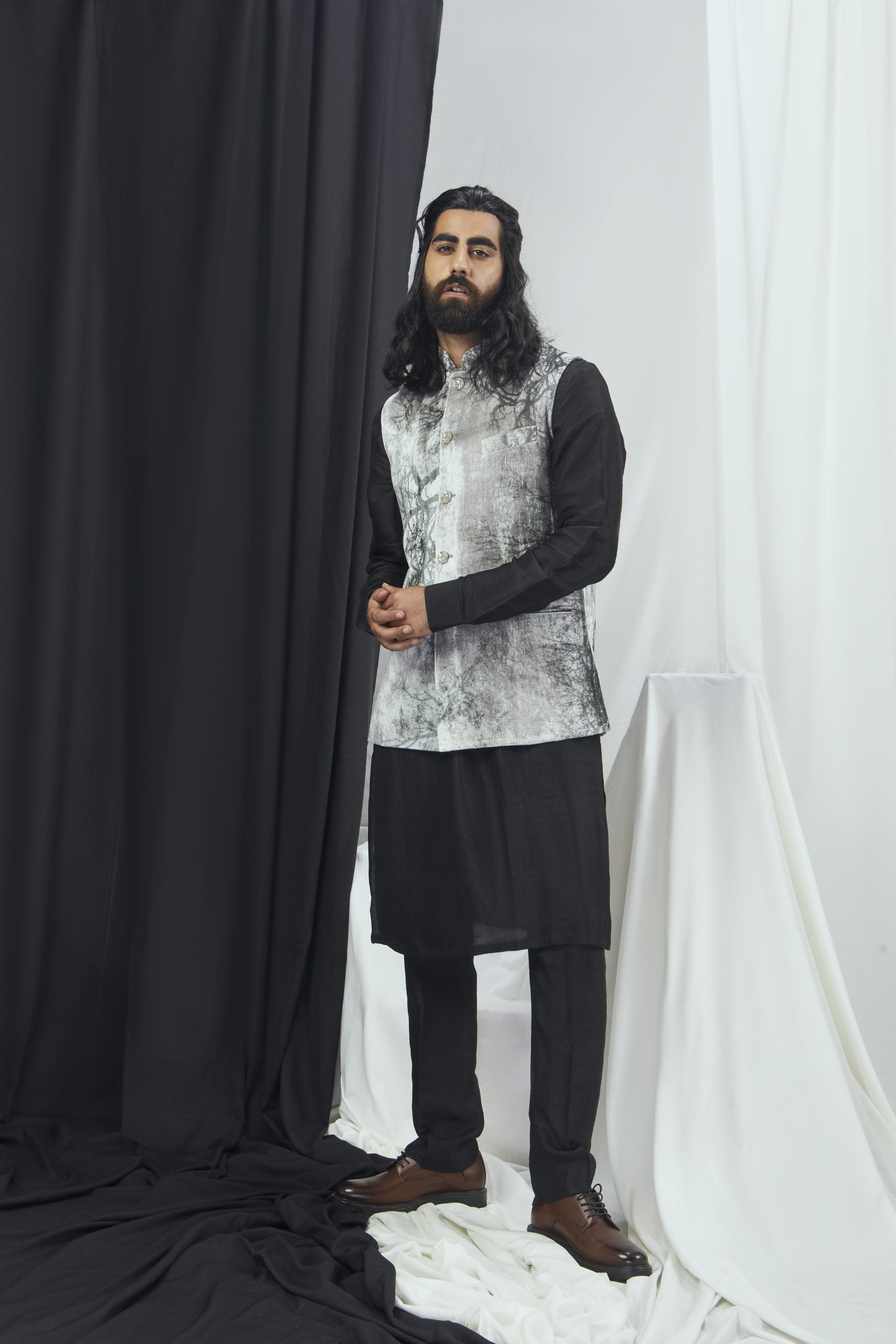 Kurta Set with Bandi