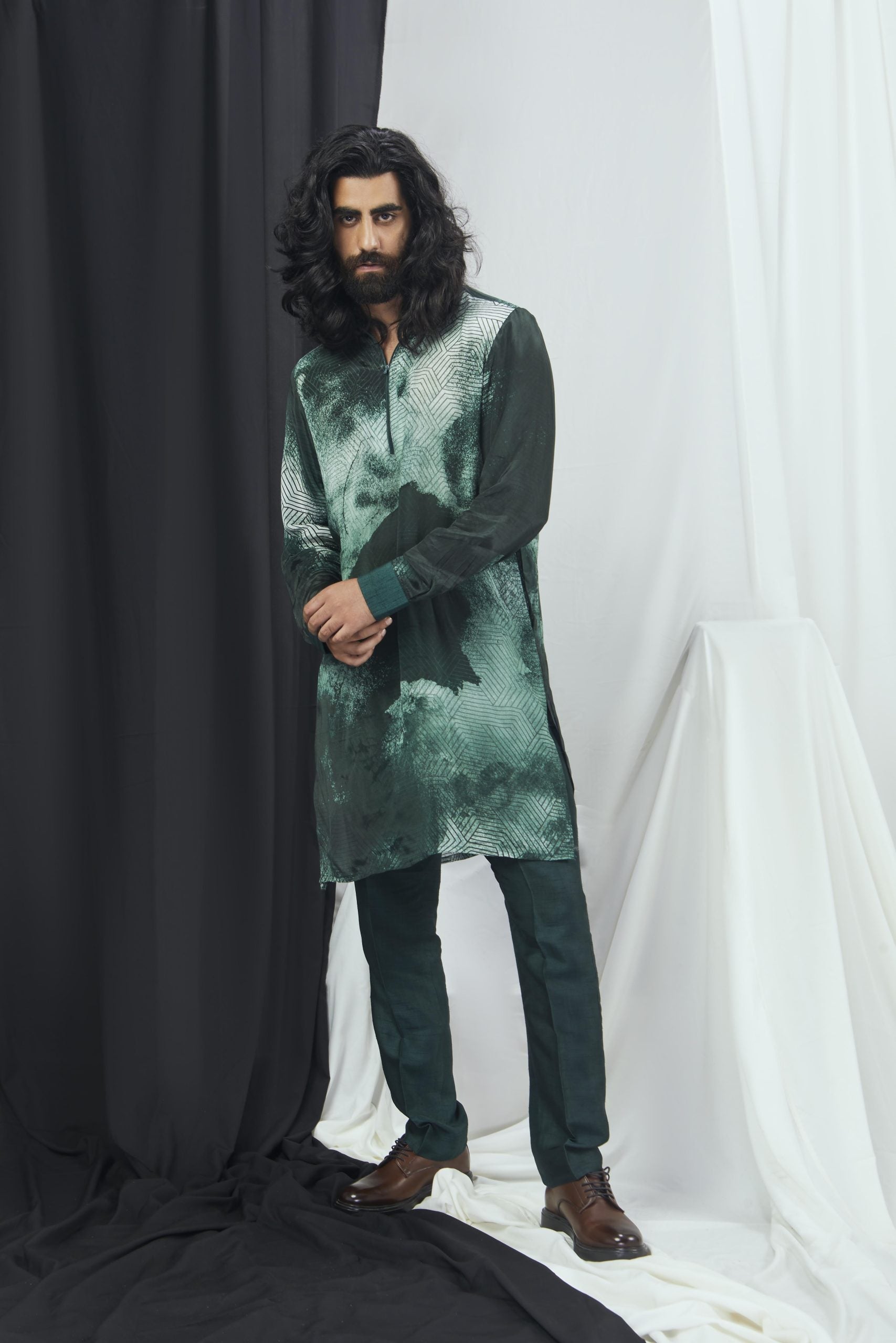 Printed Kurta Set with Pants
