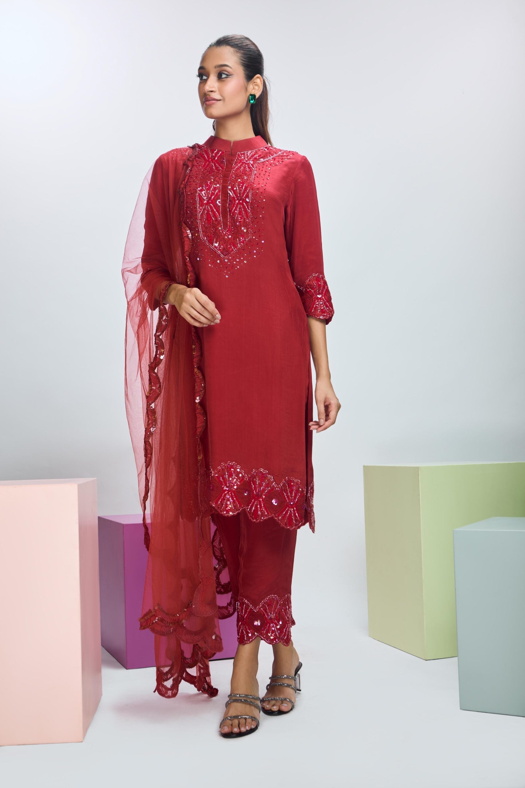 Chantilly Highlights Kurta Set