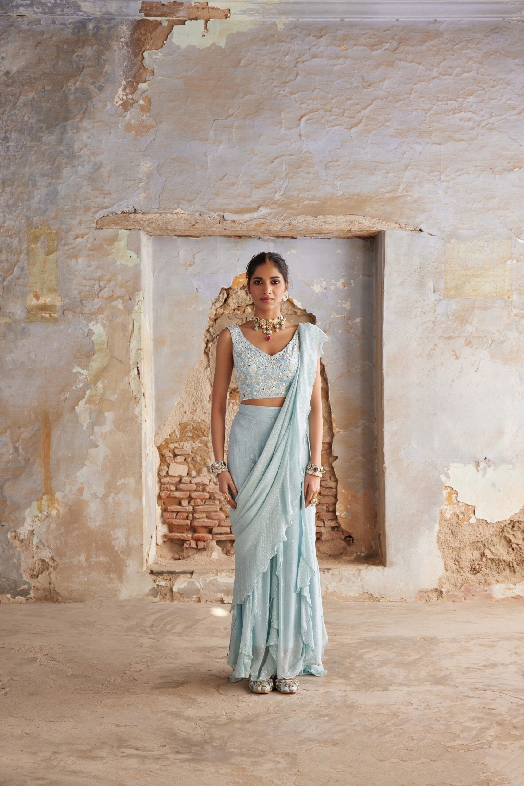 Drape saree set EBN12