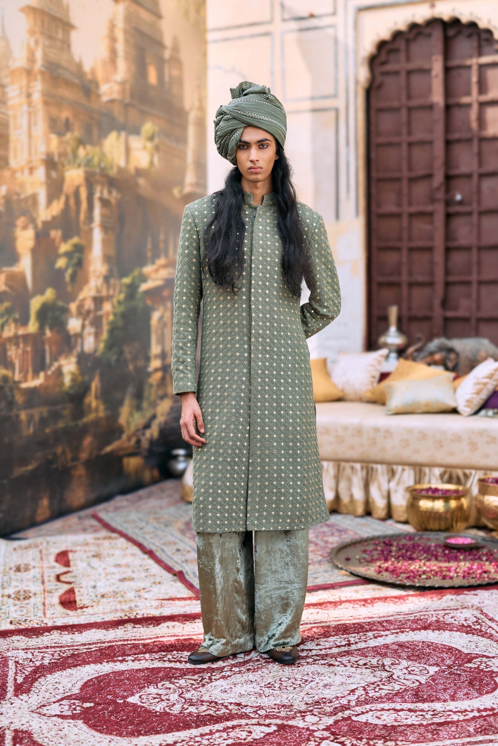 Kirit Sherwani Set