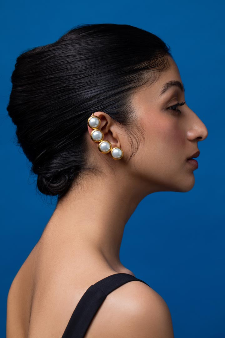 Baroque Pearl Ear Cuff