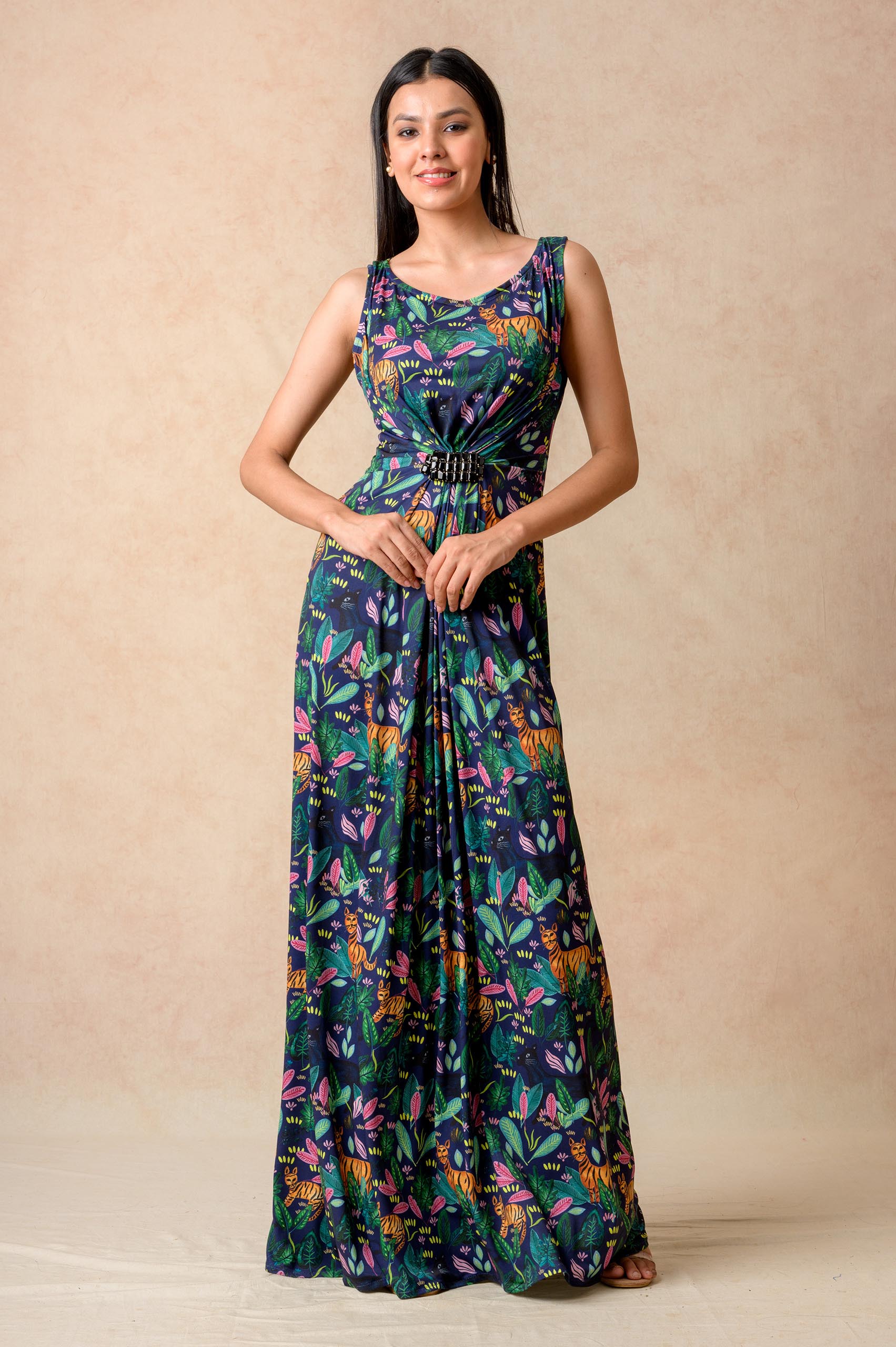 Ruching gown