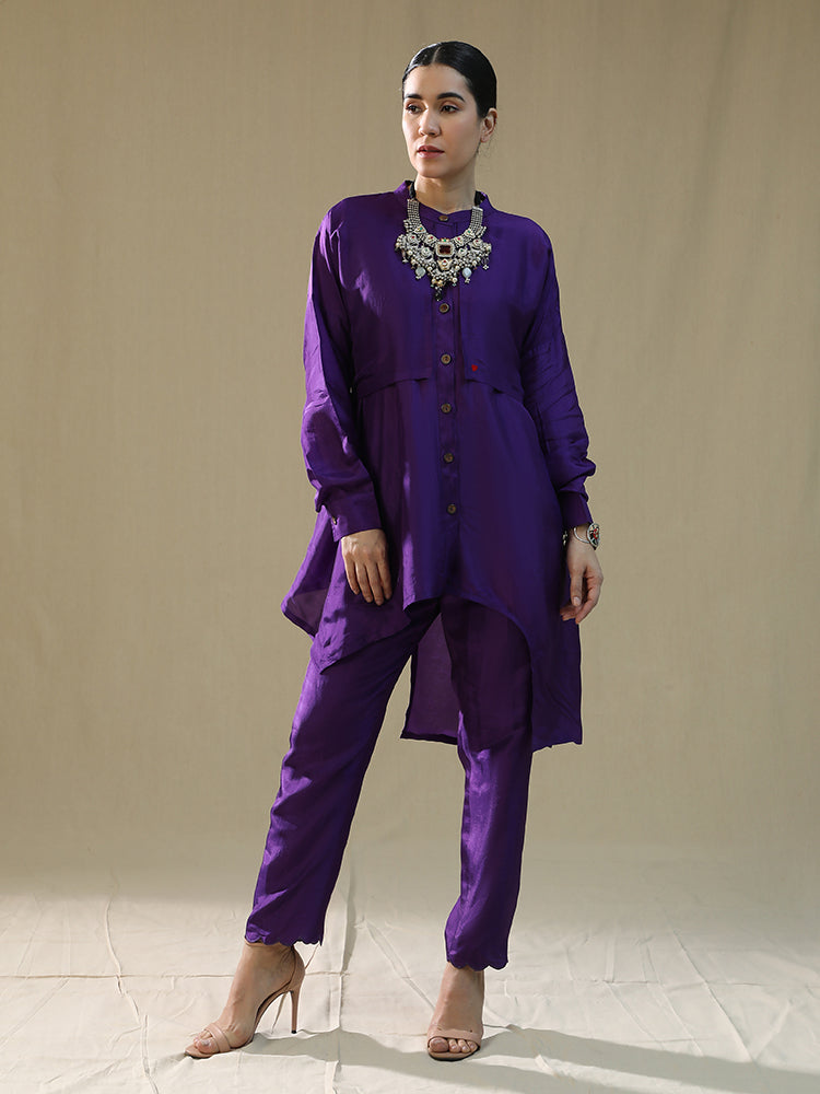 Purple Hearts Coord Set