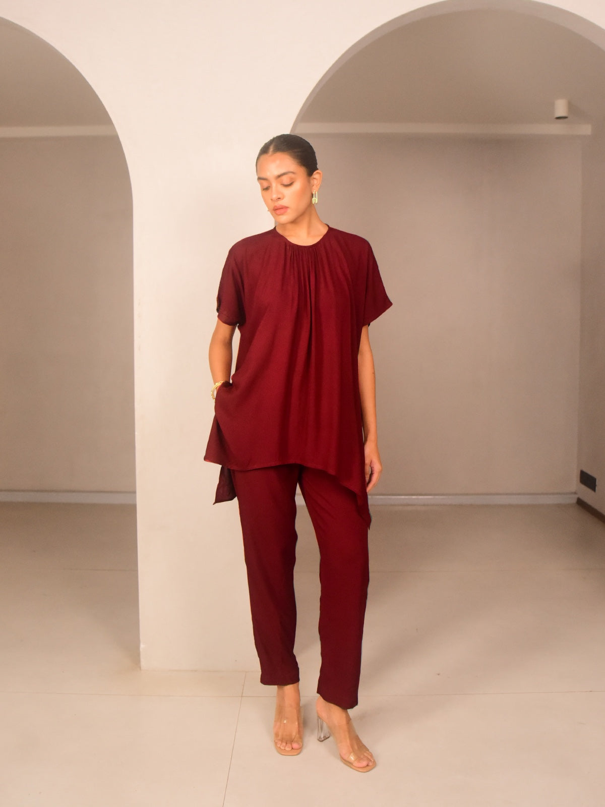 Ami Modal Kaftan Top