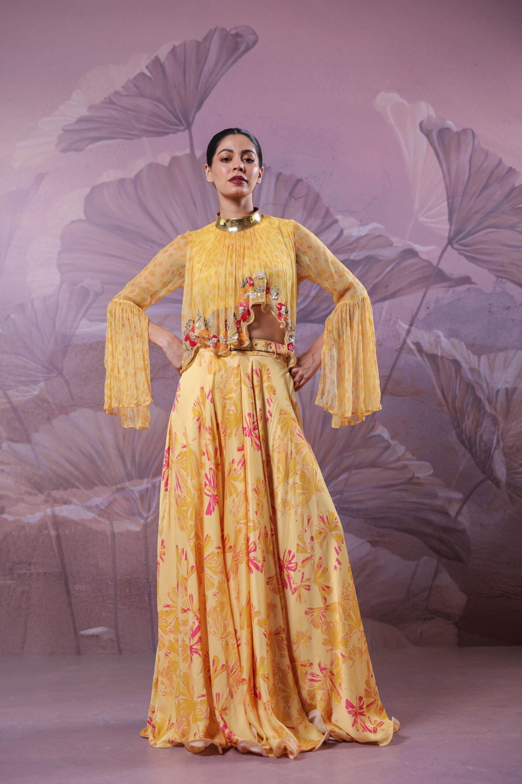 The Kesar Bagh                       Skirt top set