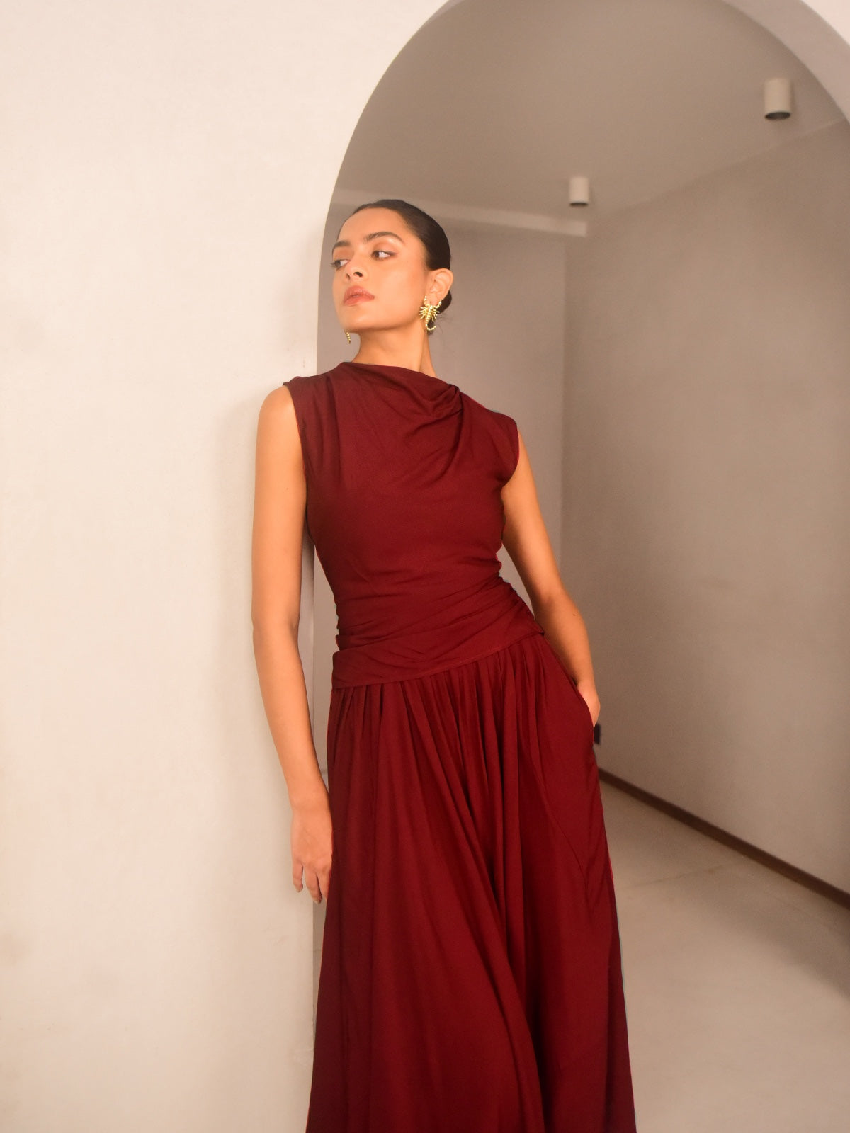 Ami Modal Top Skirt Set
