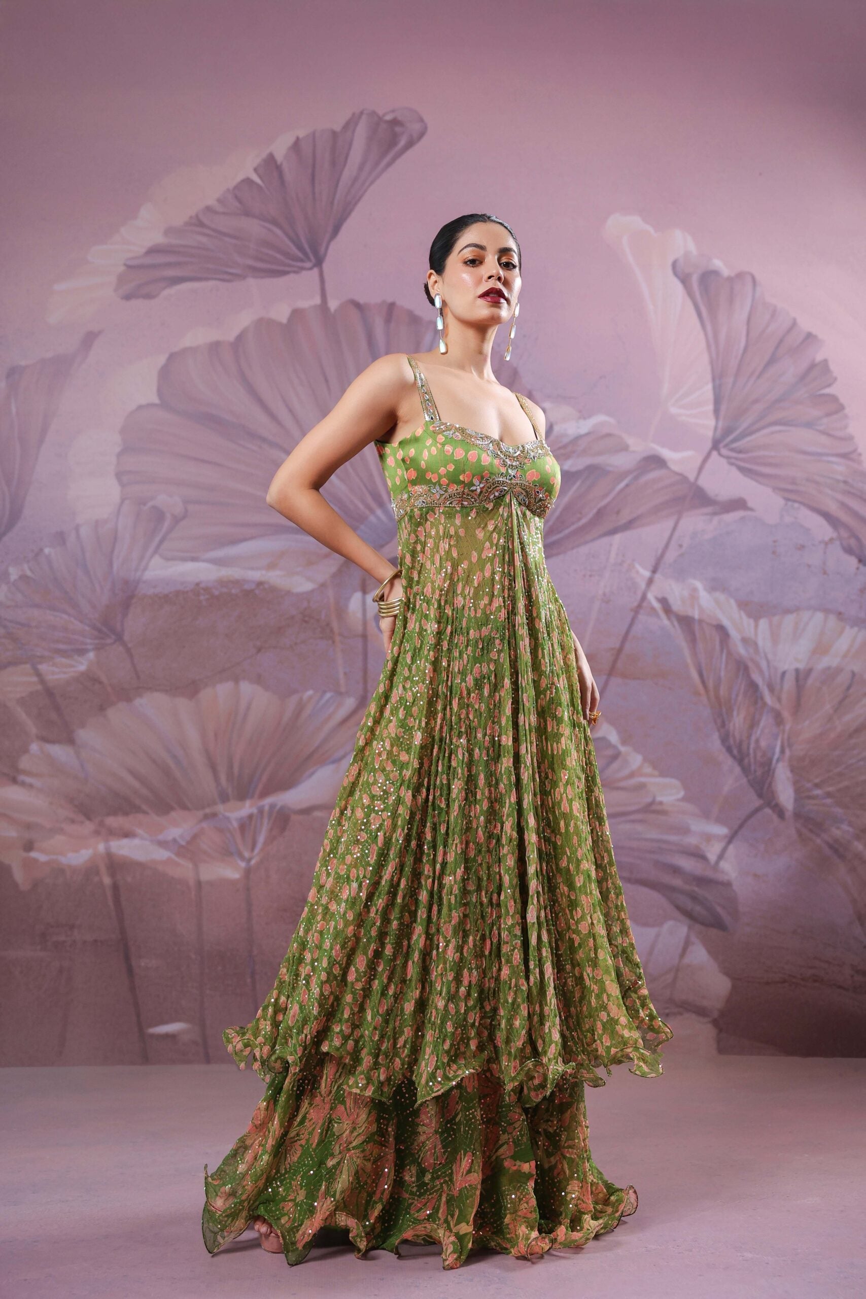 The Calcutta Mehendi set       in avacado green