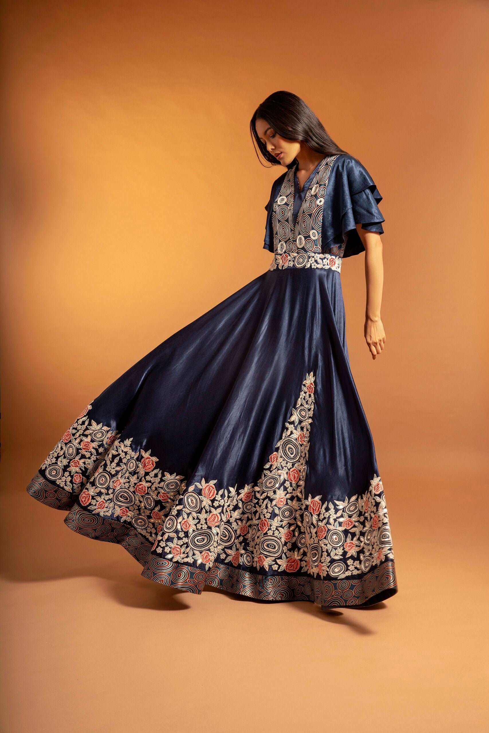 EGRAS  FLARED GOWN