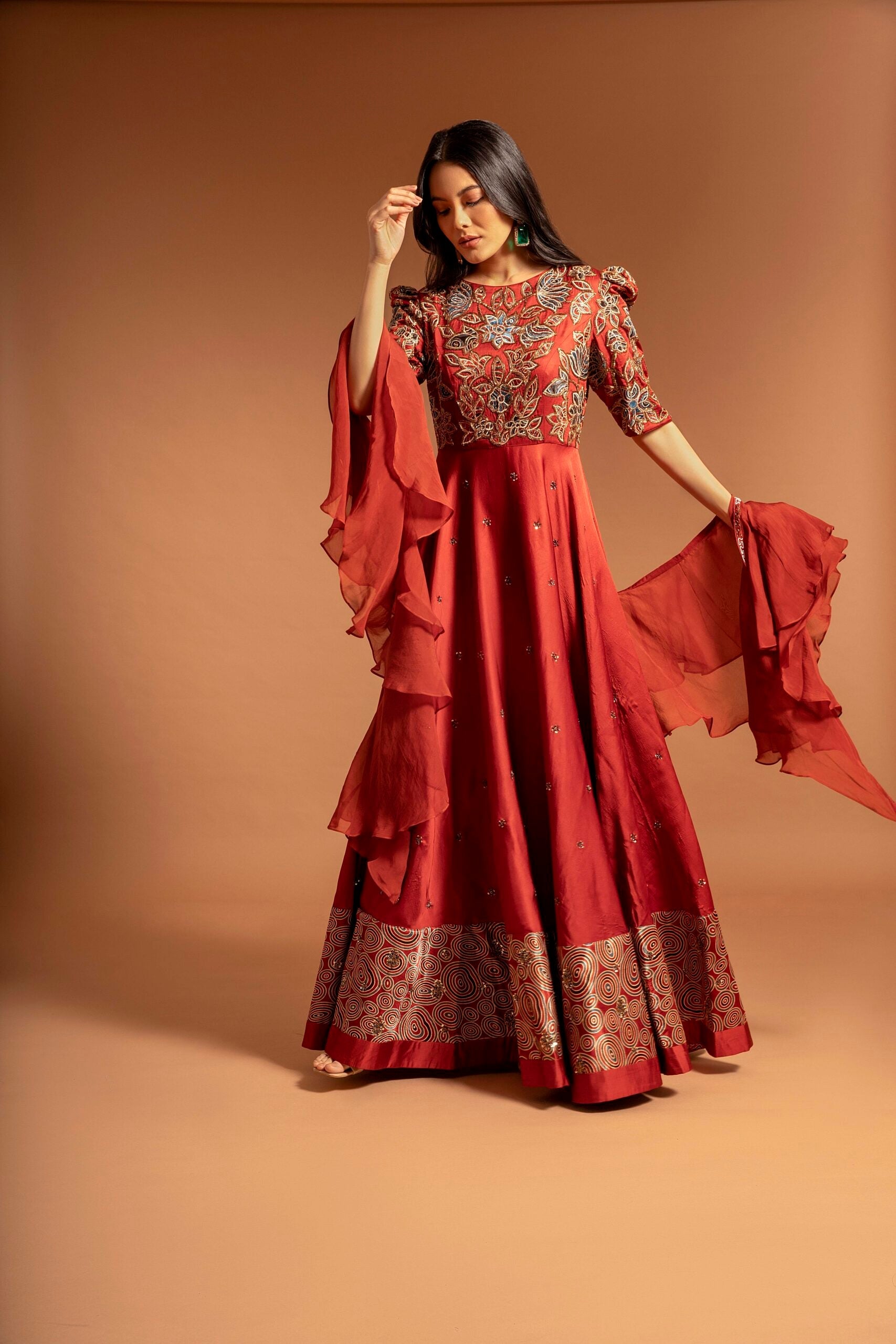 ASTA ANARKALI  GOWN & DUPATTA