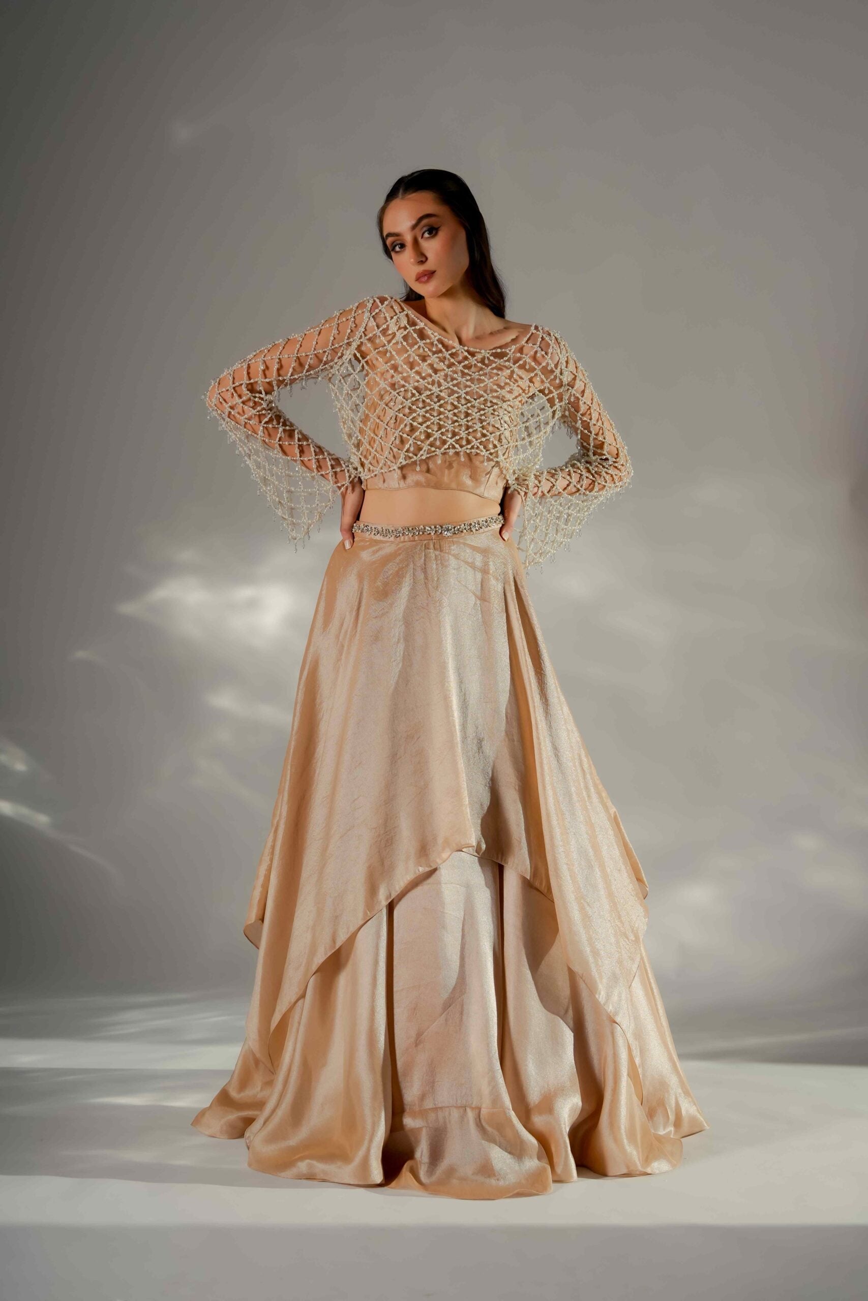 Celeste Drape skirt co-ord set