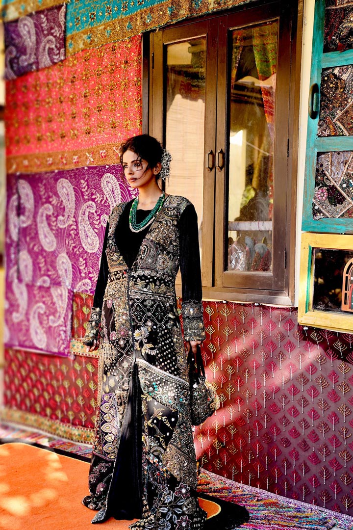 Gazal Embellished Shrug | Boho-Luxe Artisanal Handcrafted Layer