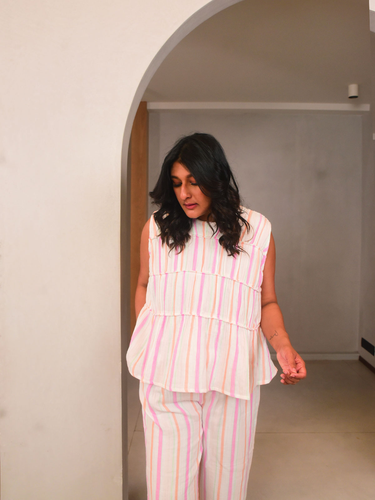 Anne Panelled Top