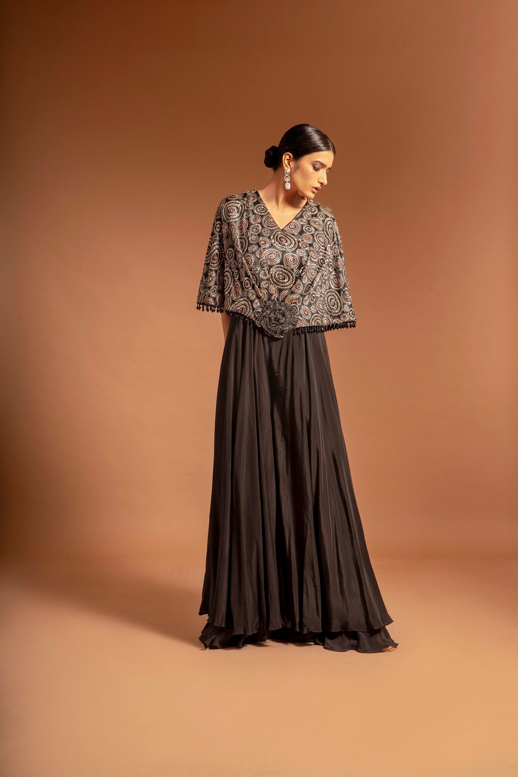 CARME EMBROIDERED FLAP JUMPSUIT