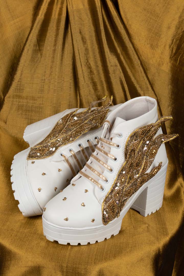 Goddess Gold Boots