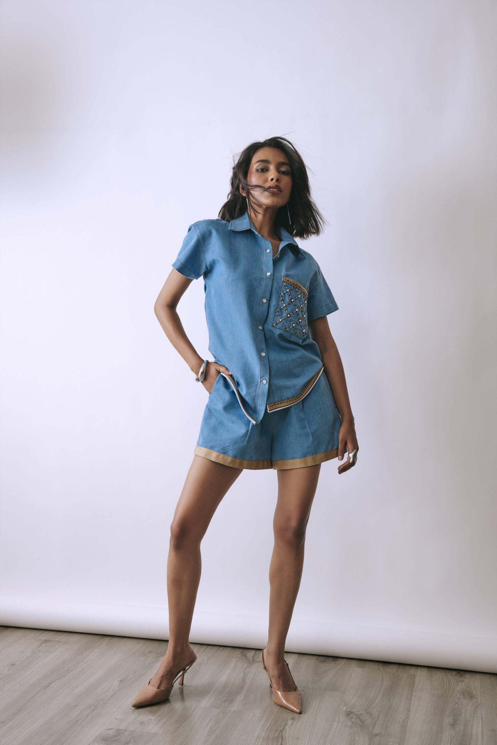 Ice Link Denim Co-ord Set