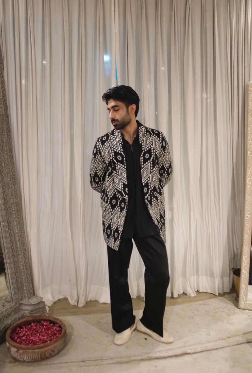 Ikkat jacket
