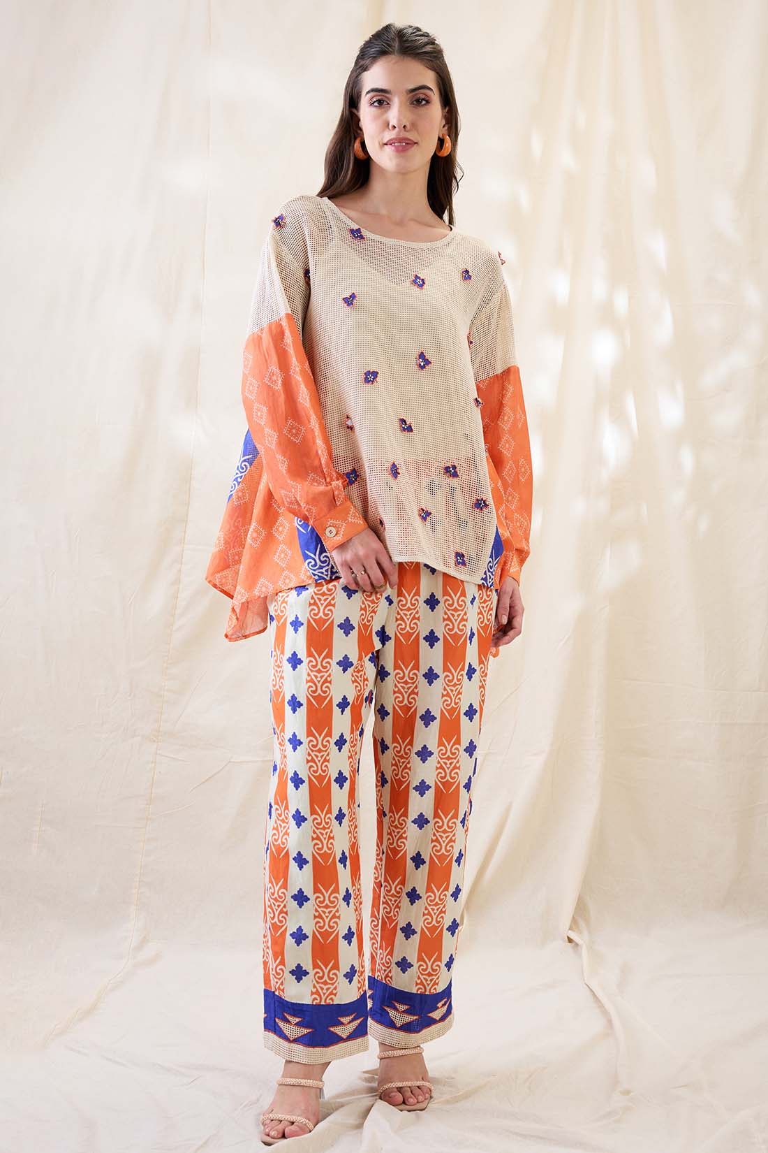 Kitchra Appliqued co-ord set SP4596