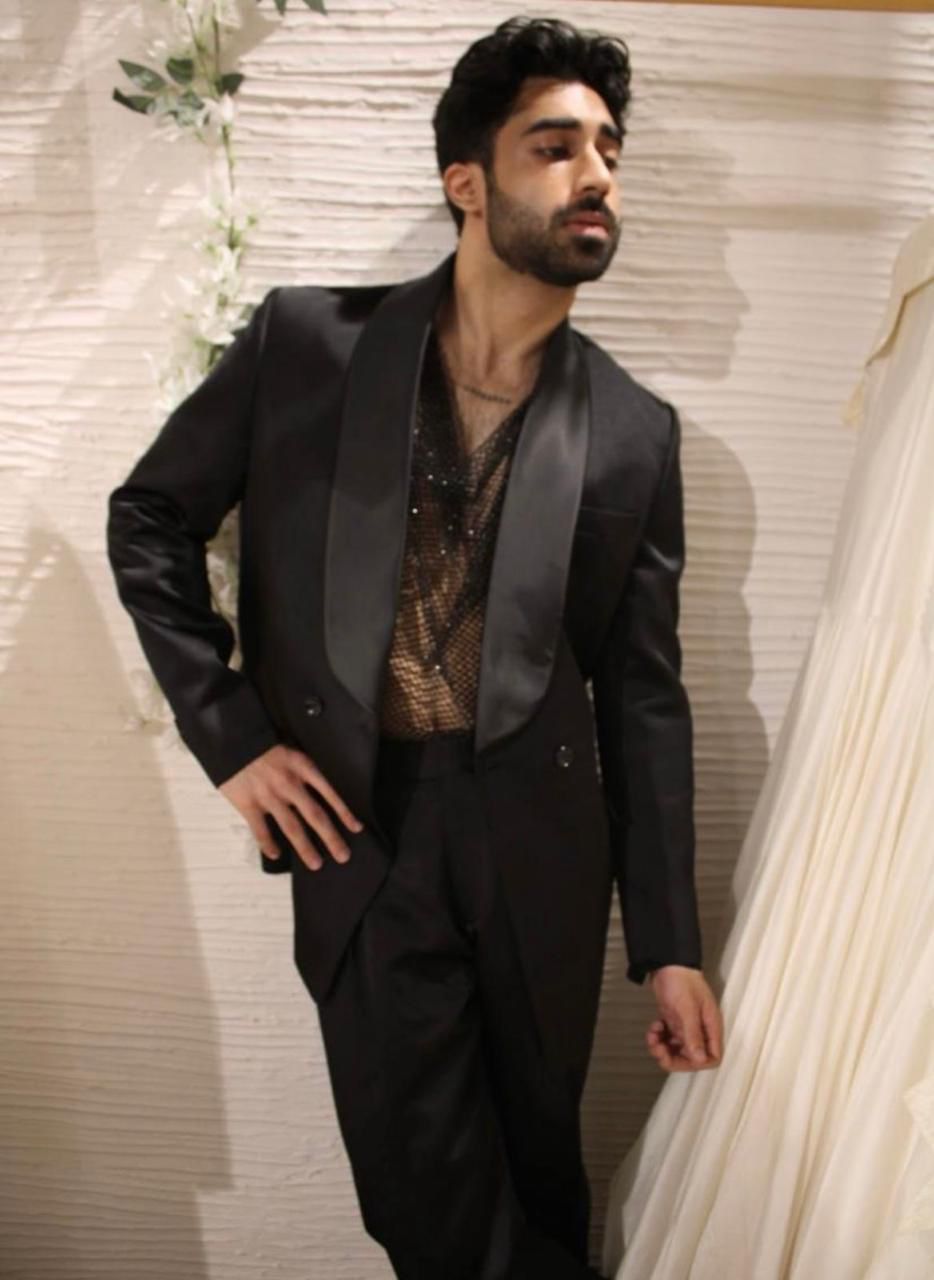Tuxedo blazer set