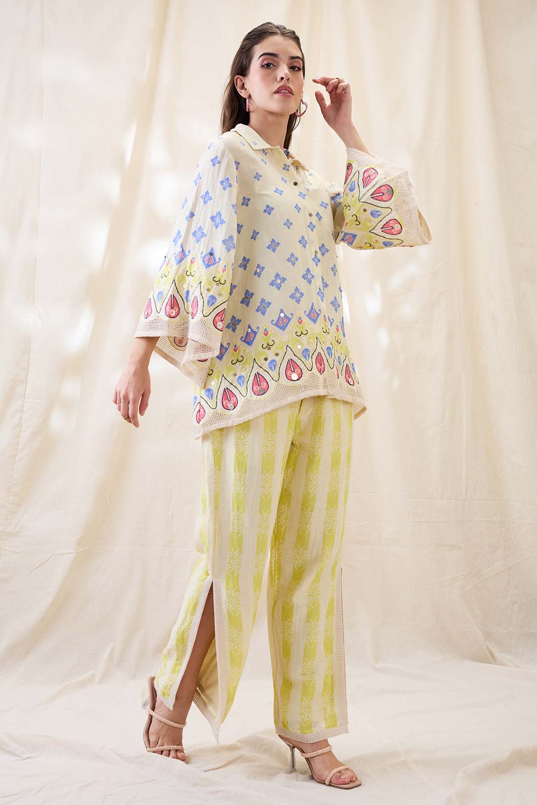 Kitchra Appliqued co-ord set SP4600