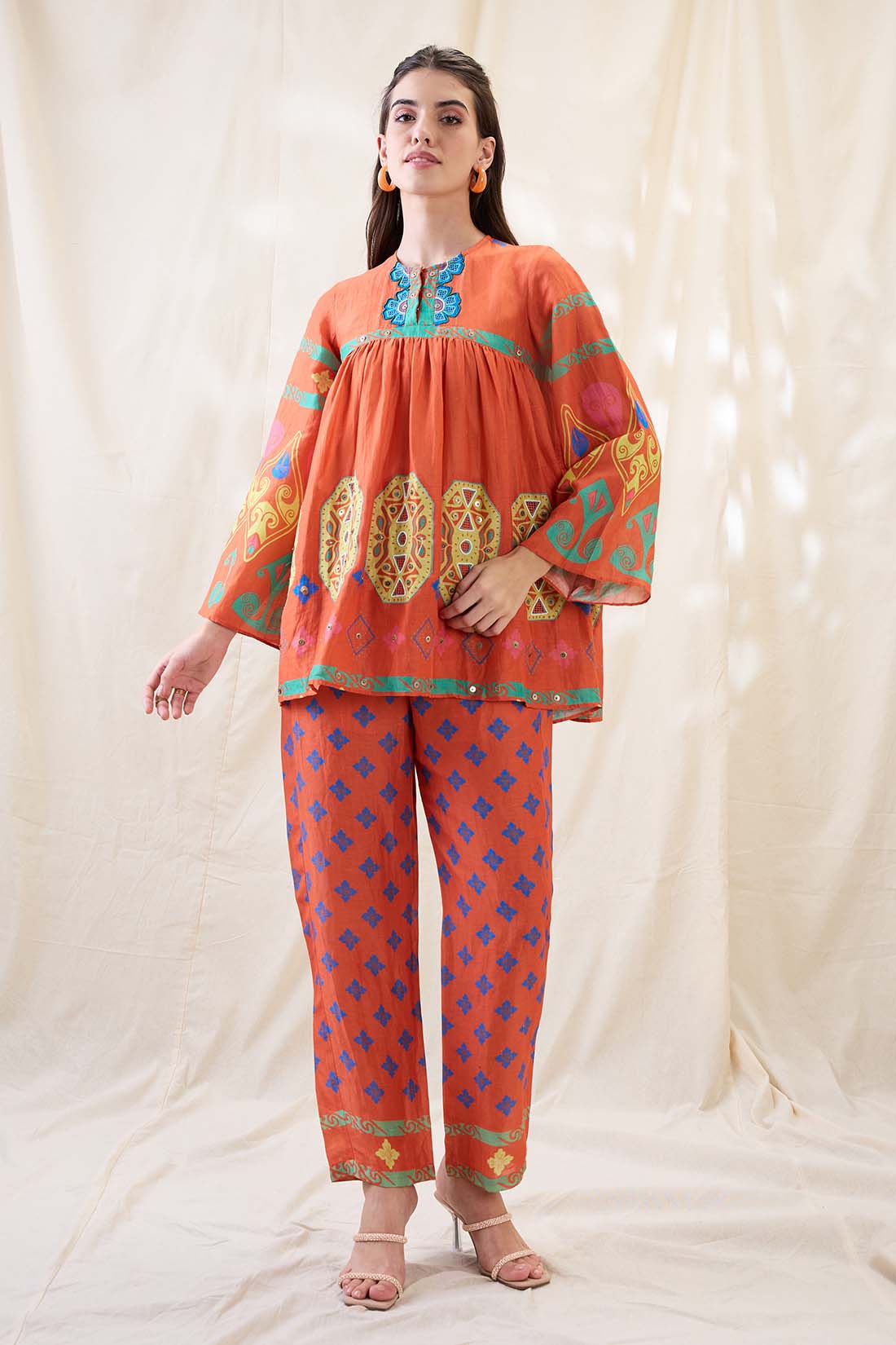 Kitchra Printed  co-ord set SP4617