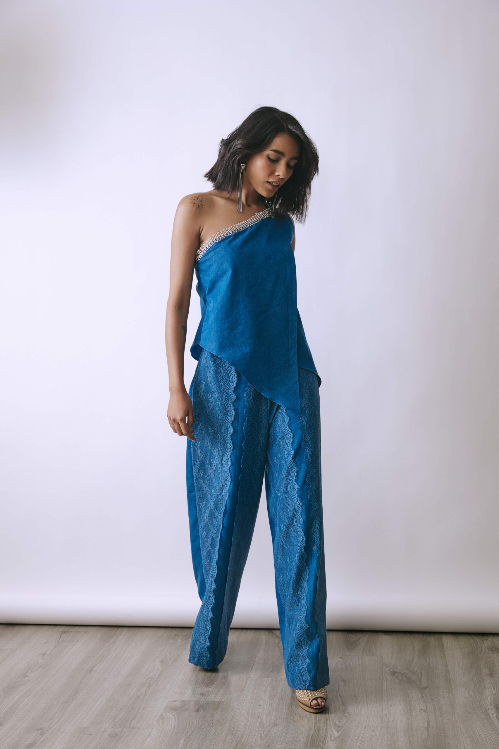 Indigo Cascade Jumpsuit
