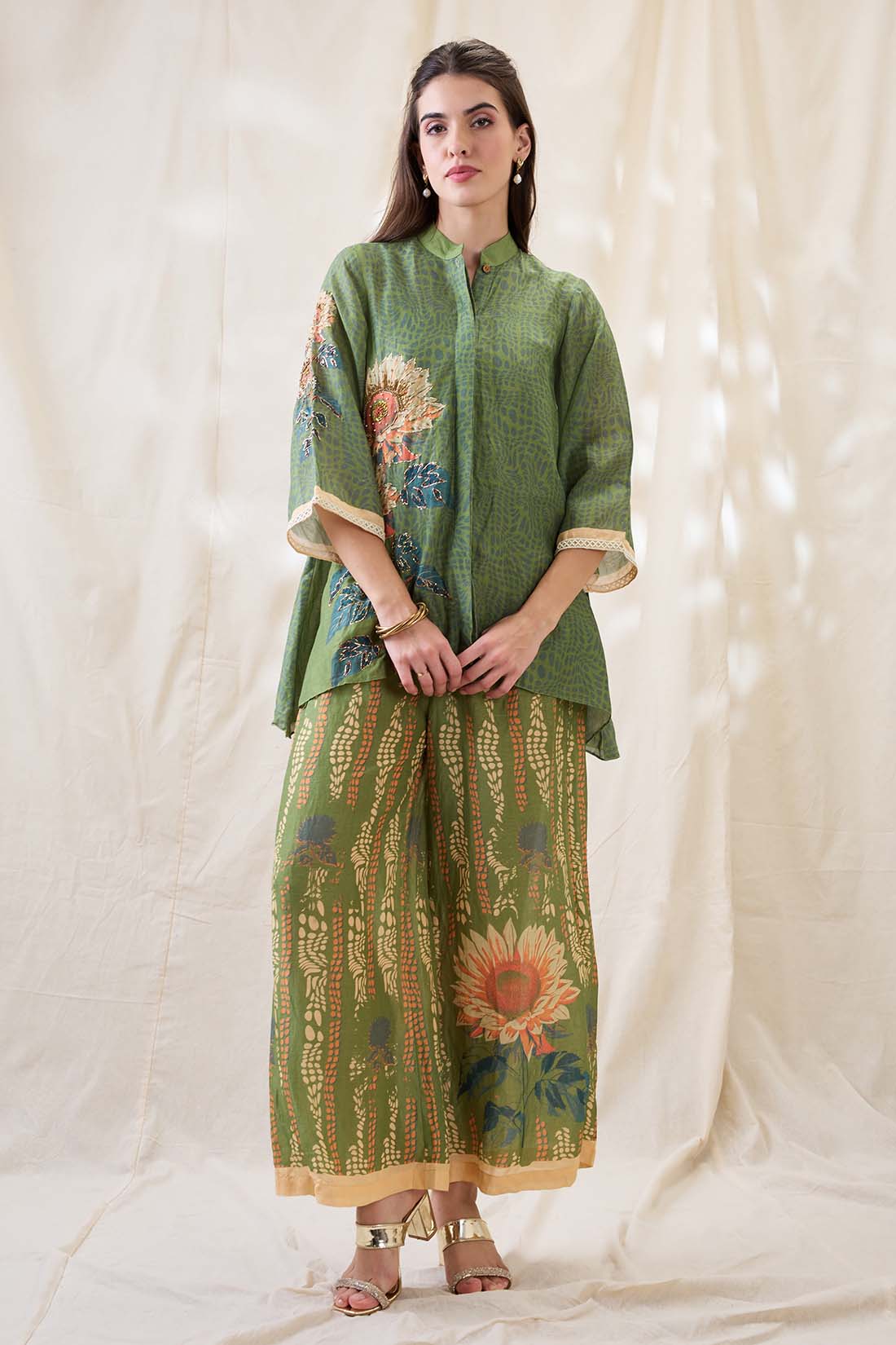 Ravya Embroidered co-ord set SP4627