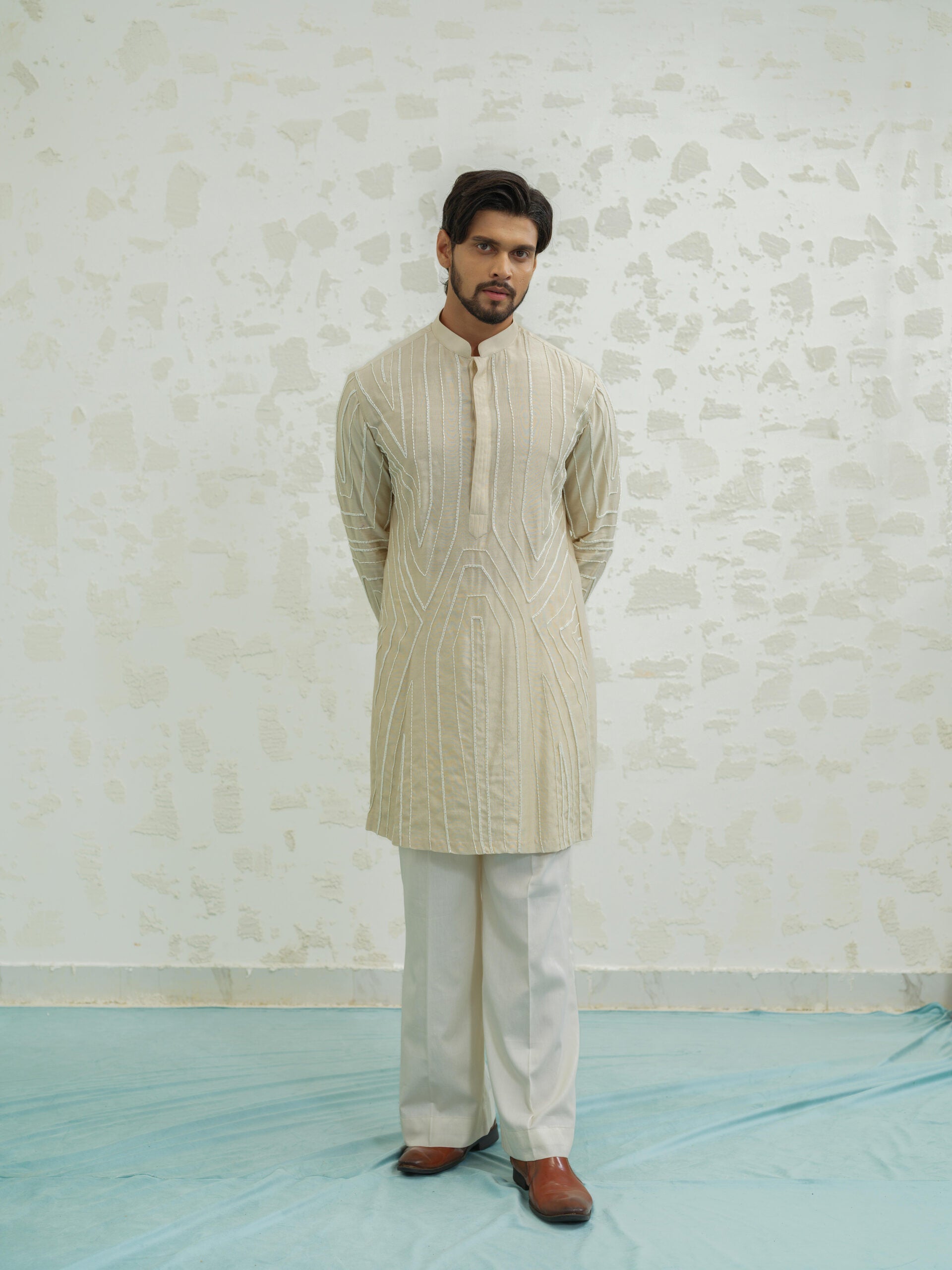 Abstract Geometry Kurta set