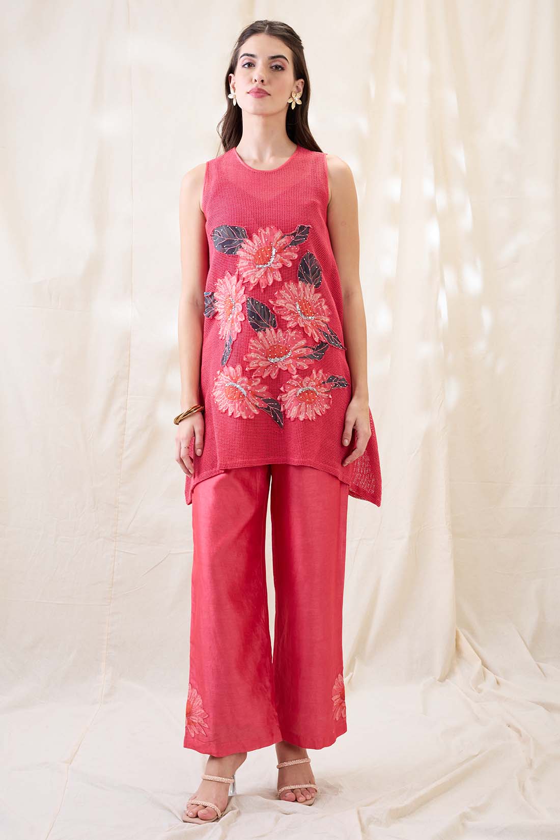Ravya appliqued co-ord set SP4653