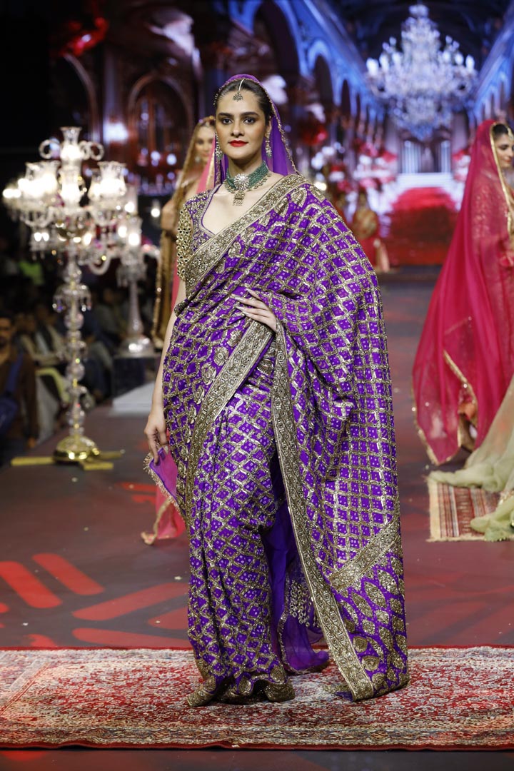 Banafsha Ombré Saree Set