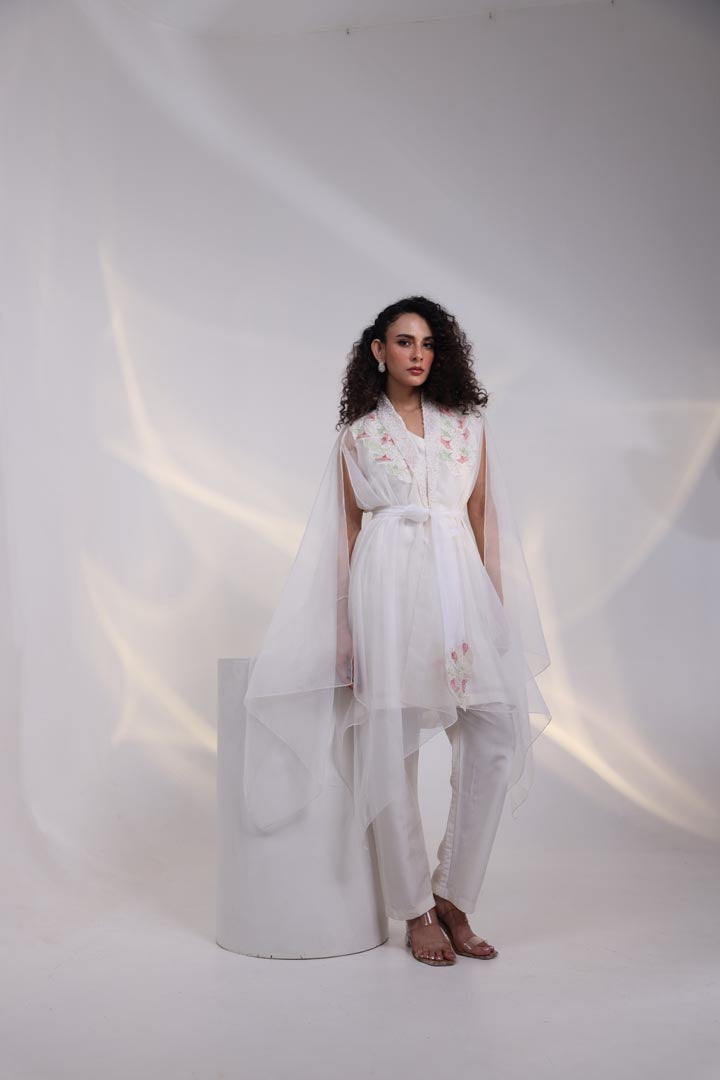 FLORAL NYRA AAD391WHITE