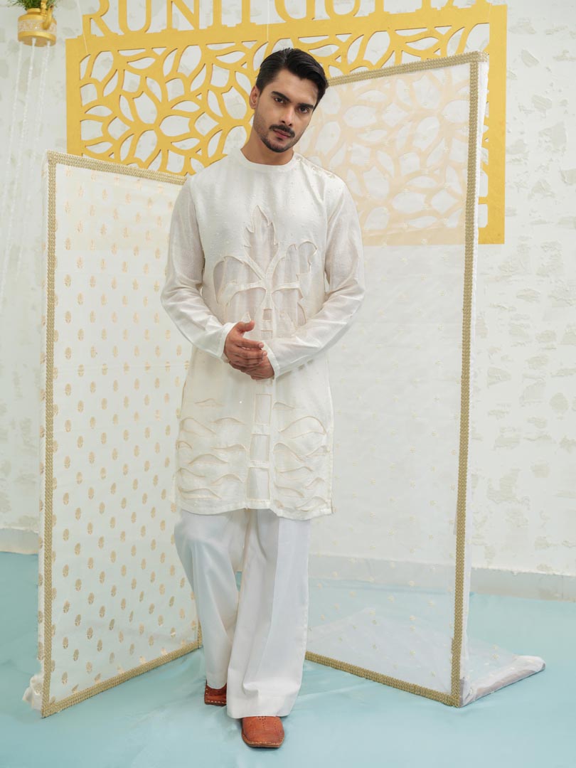 PalmTree Cutwork Kurta set