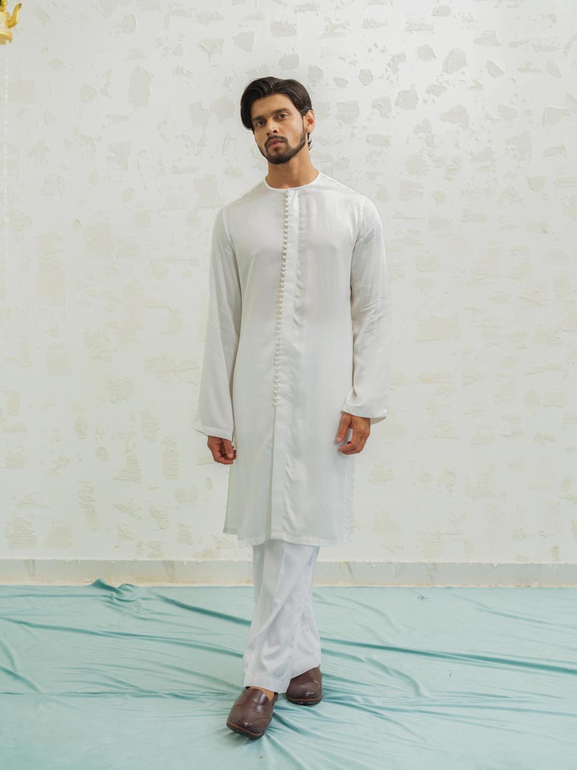 Cream button Bundi set