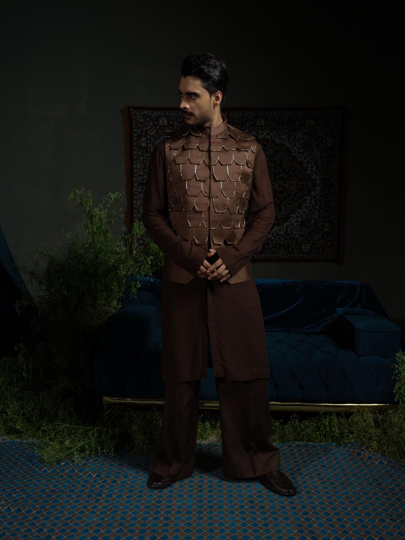 Brown flap bundi set