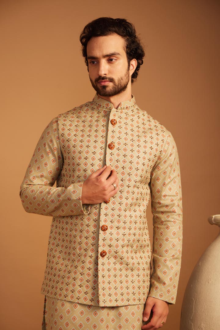 Image of Zaitooni Bandi Kurta Set