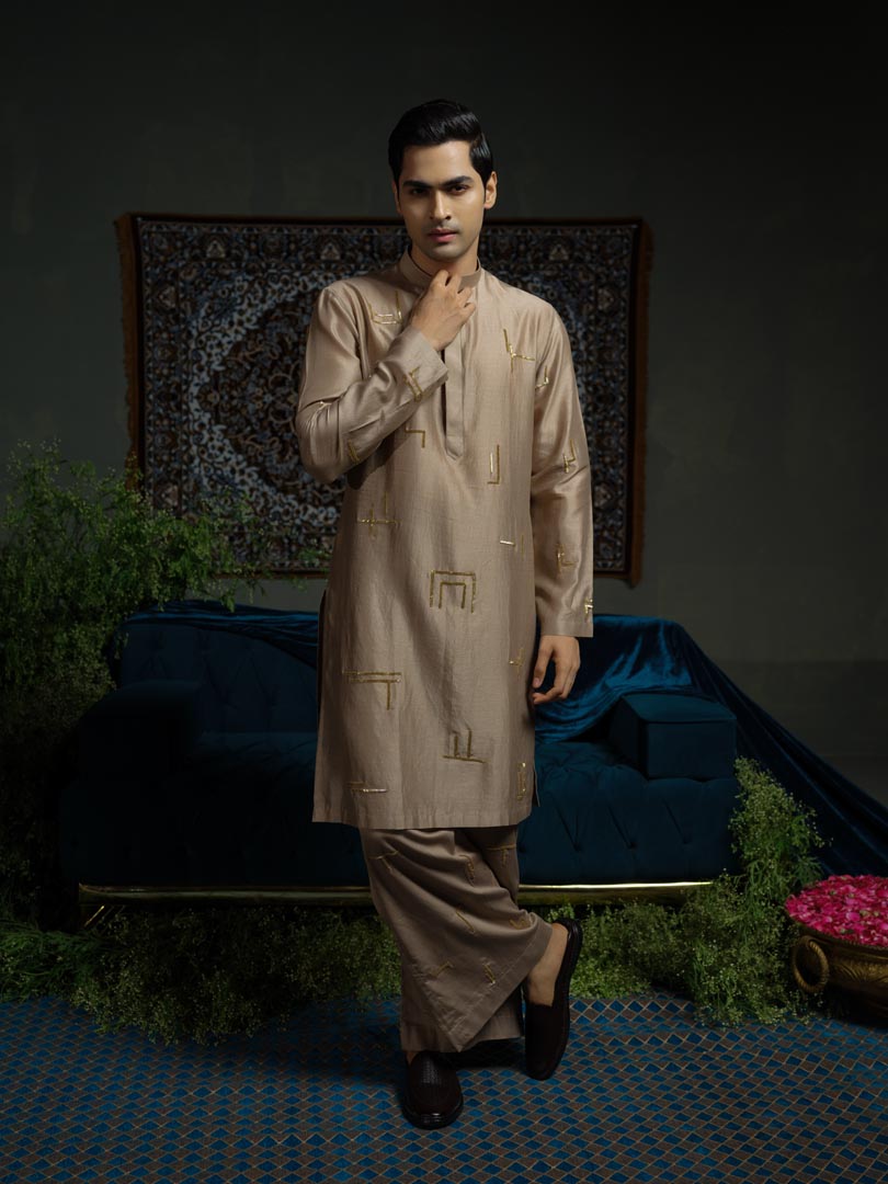 Choco-Coordinate Kurta Set