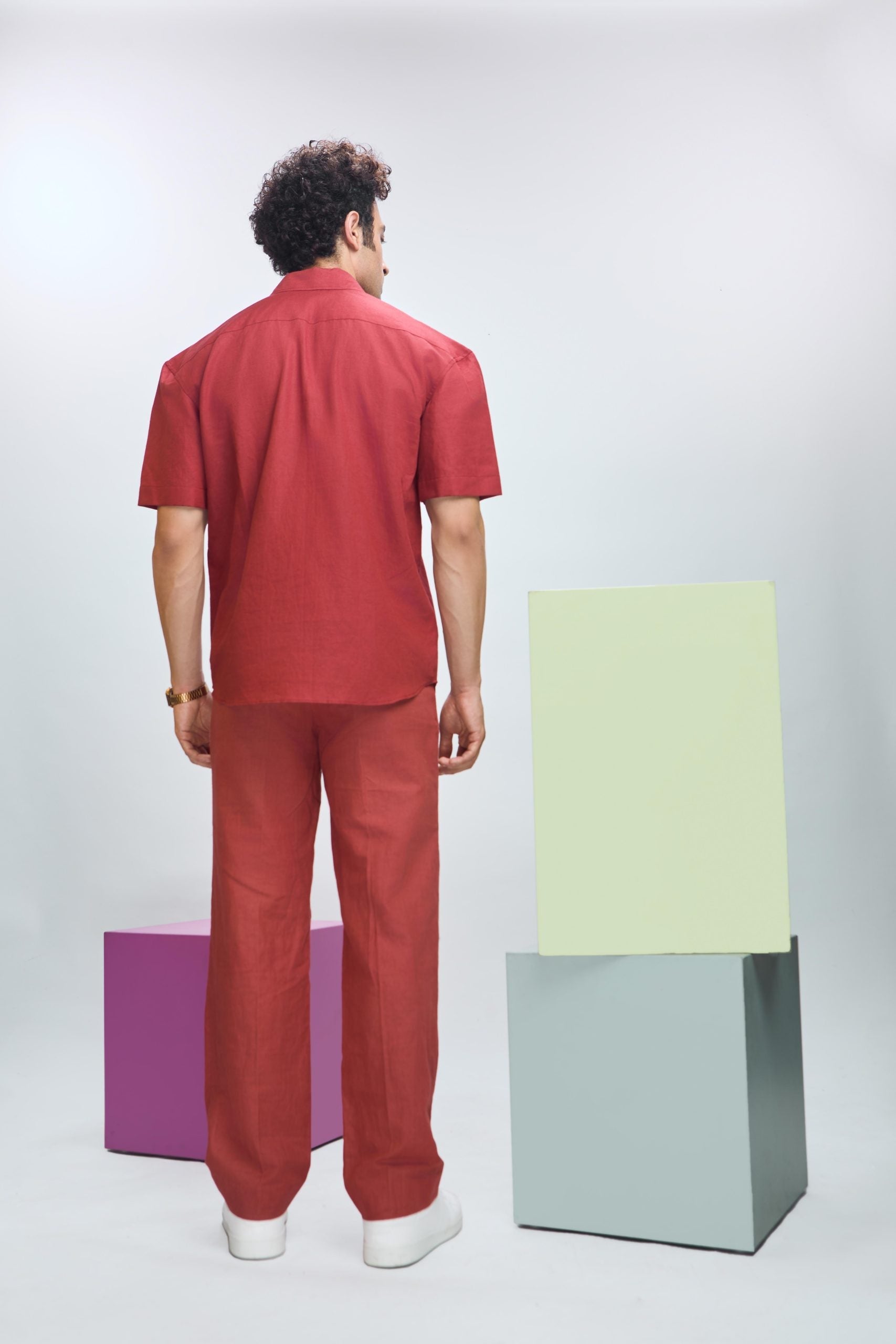 Shirt with Front Lapel Detailing