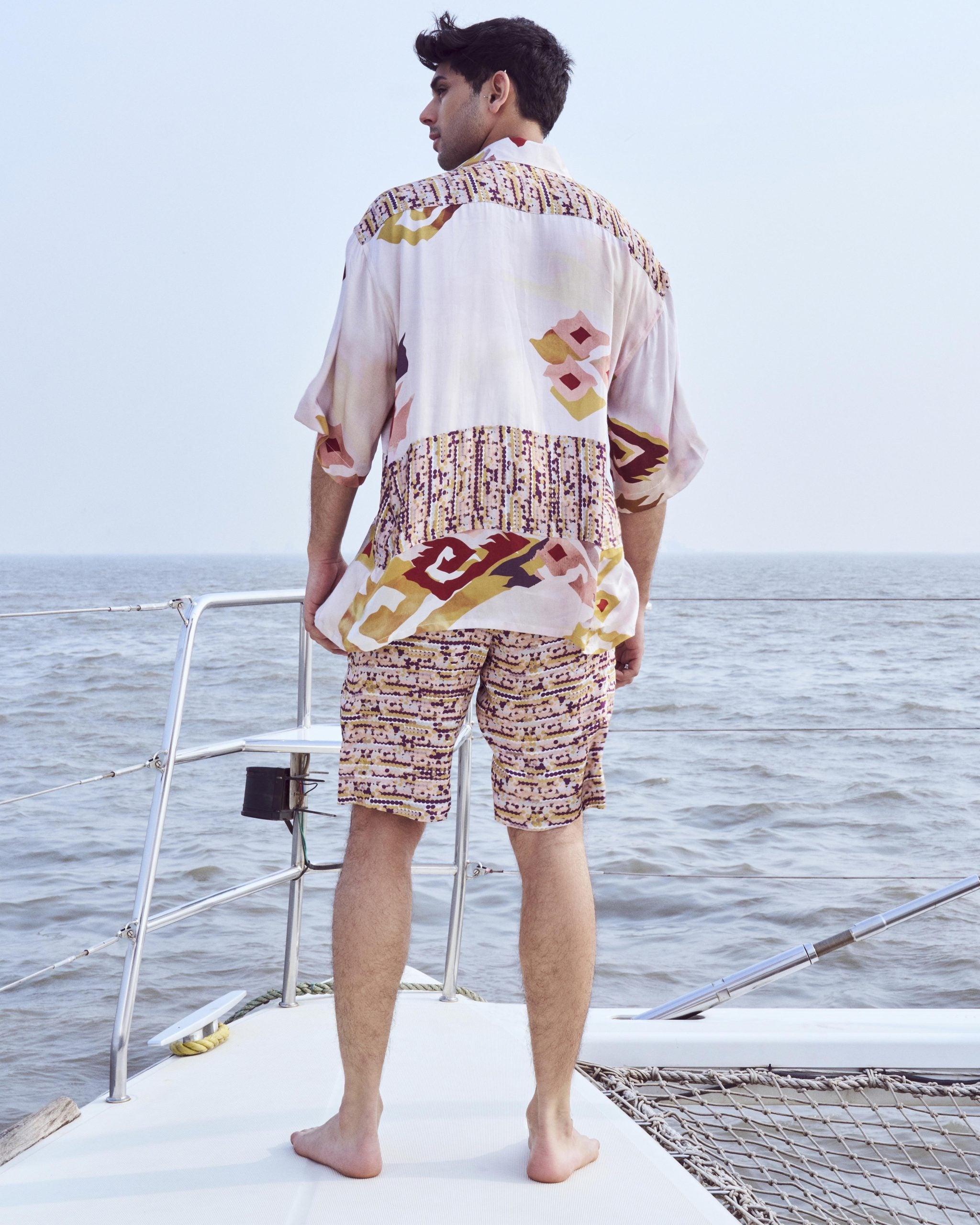 Sequin Printed Shorts