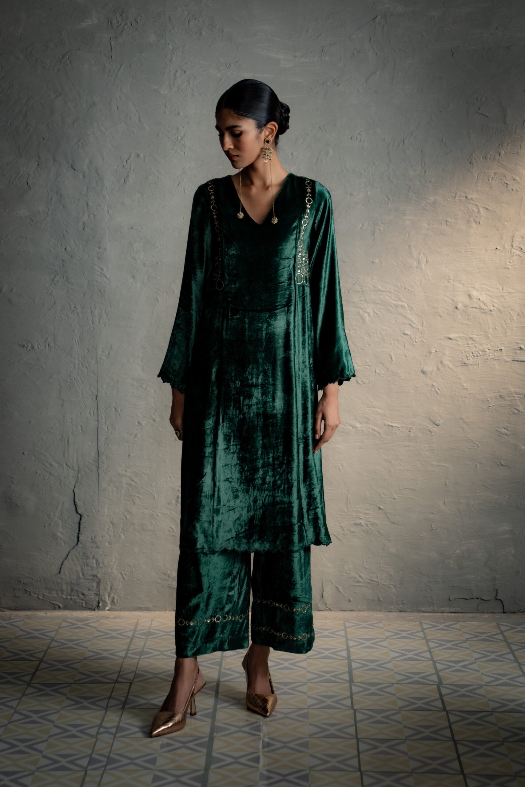 Maaya Green Kurta Set