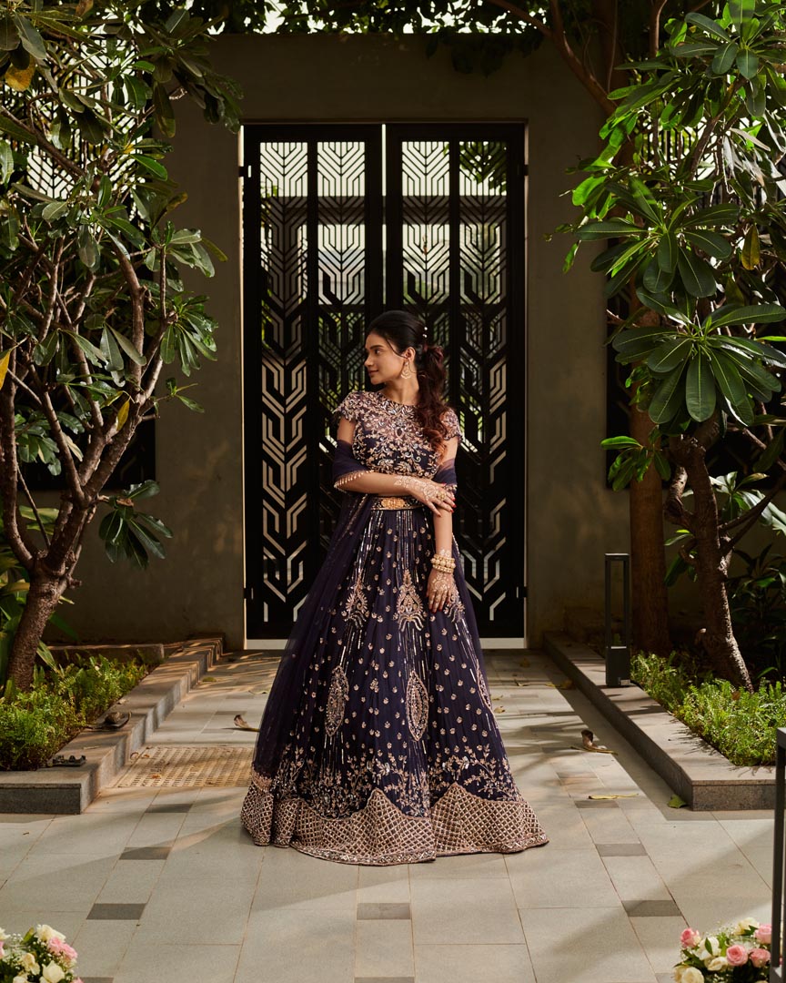 Lilac Lehenga Set