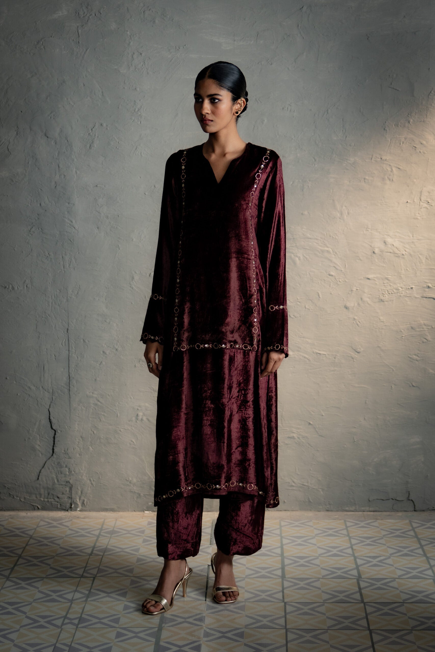 Maaya Brown Kurta Set